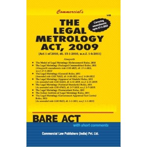 Commercial's The Legal Metrology Act, 2009 Bare Act 2023